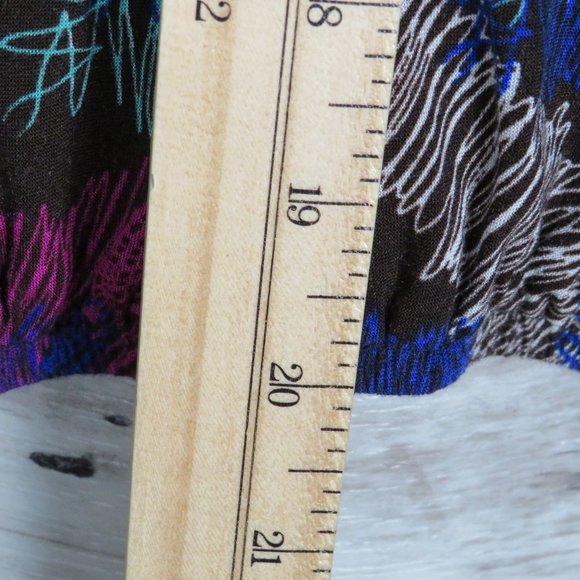 Scott* Women's V-Neck Tie Dolman‎ Sleeves Elastic Waist Blouse~ Size Small - Picture 13 of 14